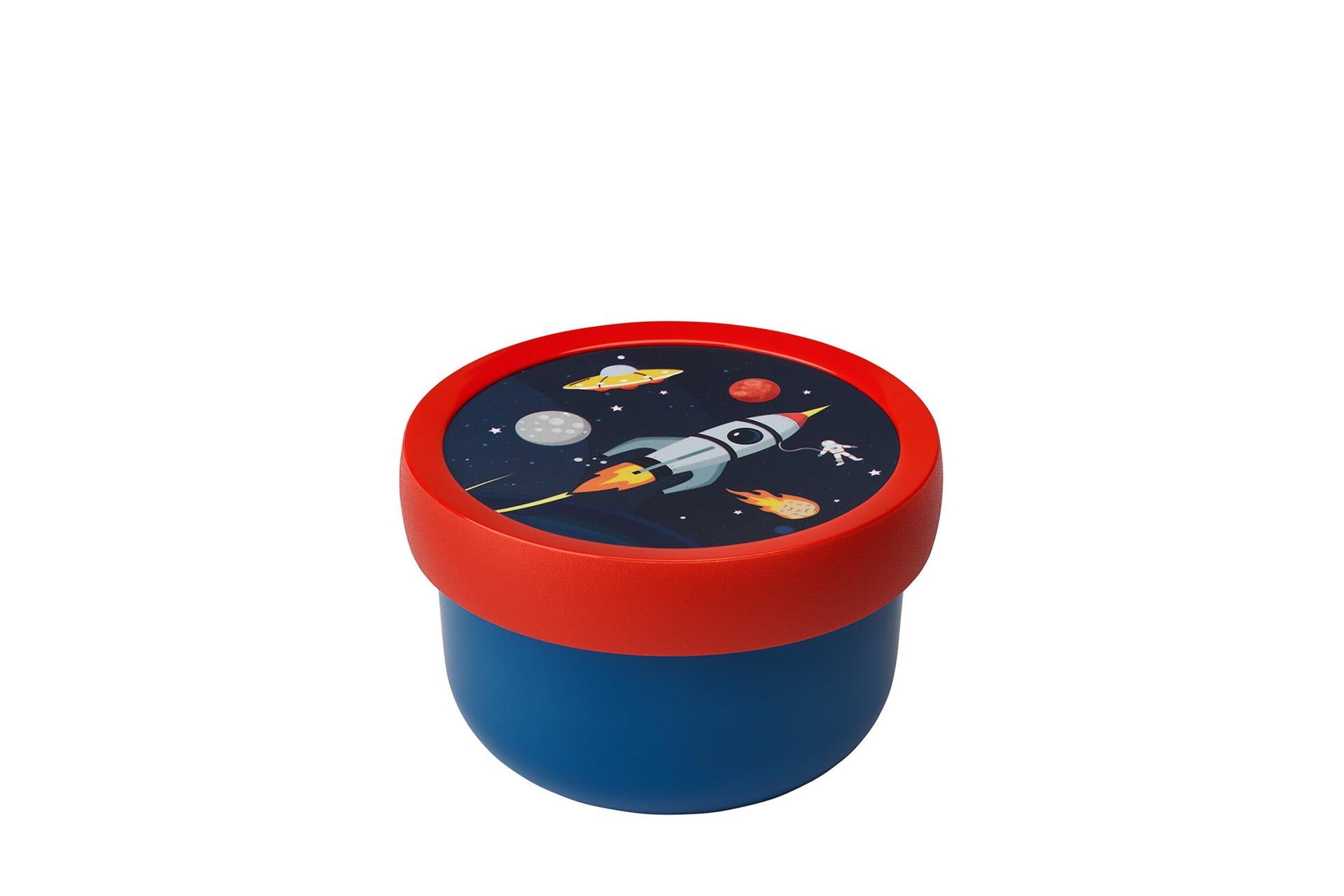 Mepal campus fruitbox space 300 ml rood blauw