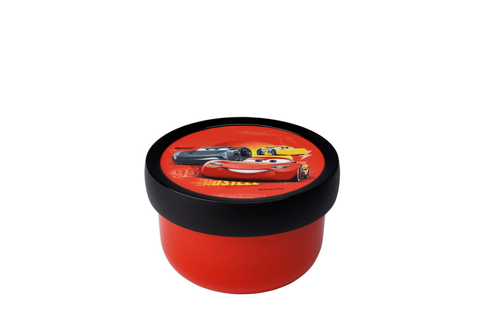 Mepal campus fruitbox disney auto's 300 ml rood zwart