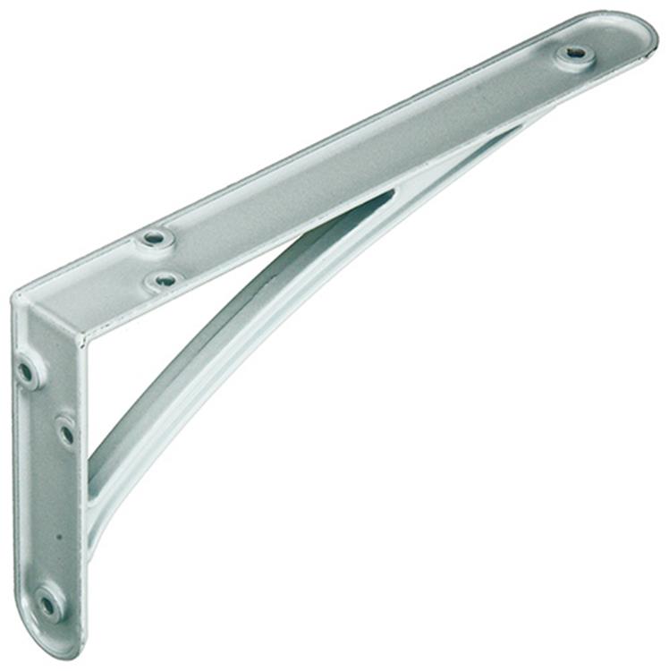 1015316 - versterkte konzool alu wit 175x100 mm | 6 stuks