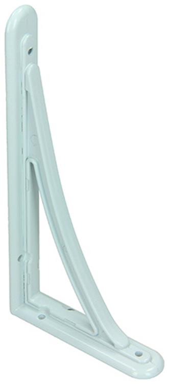 1015316 - versterkte konzool alu wit 175x100 mm | 6 stuks