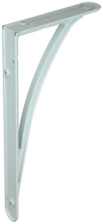 1015317 - versterkte konzool alu wit 250x125 mm | 6 stuks