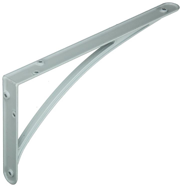 1015318 - versterkte konzool alu wit 300x150 mm | 6 stuks