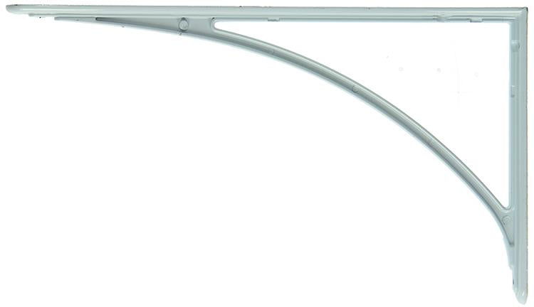 1015319 - versterkte konzool alu wit 350x200 mm | 6 stuks