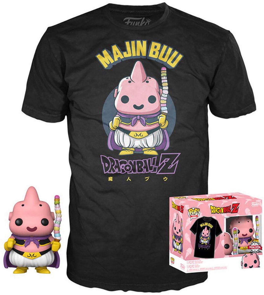 Funko pop! tee box: dragon ball z - majin buu