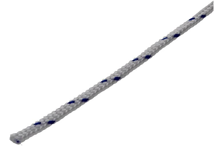 Mack 1013956 - pp gevlochten wit blauw bobijn2mm 150m | 5 stuks