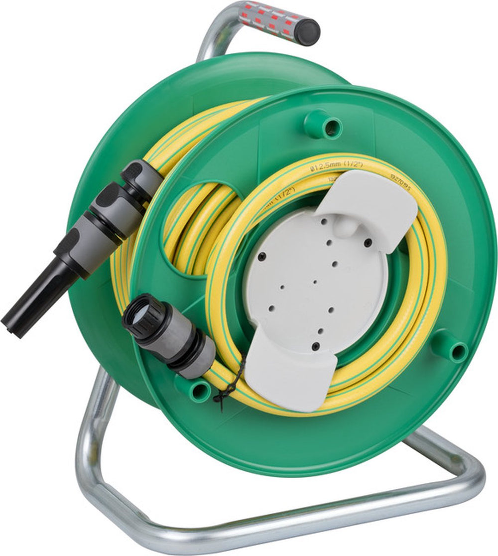 Brennenstuhl waterslanghaspel ws3220 (20m slanglengte, van speciaal kunststof, made in germany) groen