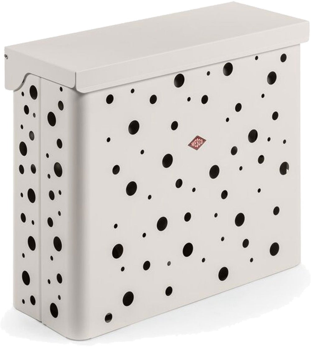 Wesco wasmand duo 2 met inzet | 64 liter | duo wasbox (2x32 liter) | metaal - mat zand | waskorf