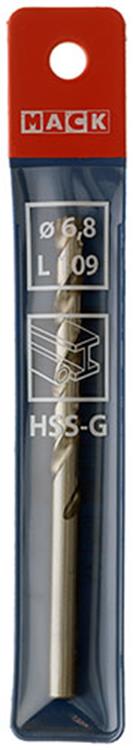 Mack 1018192 - metaalboor hss g din 338 ø 6,8 x 109 mm | 5 stuks