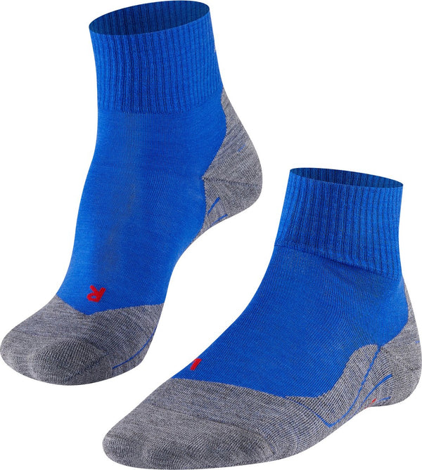 Falke tk5 short anti-blaar dun wol functioneel materiaal wandelsokken heren blauw - maat 44-45