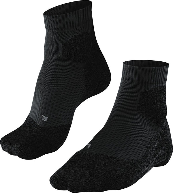 Falke ru trail anti-blaar functioneel materiaal hardloopsokken dames zwart - maat 37-38