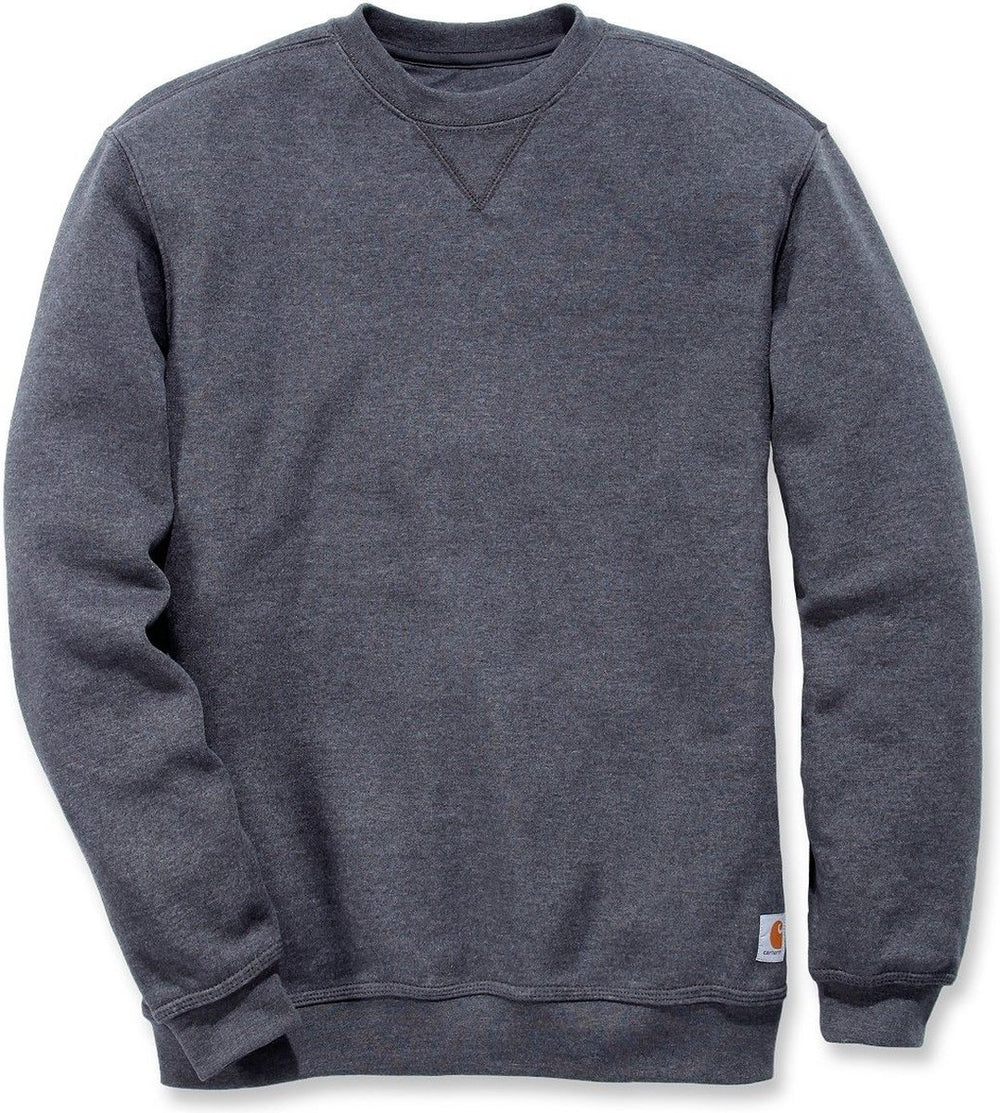 Carhartt k124 midweight crewneck sweatshirt - original fit - carbon heather - l (valt als maat xl)
