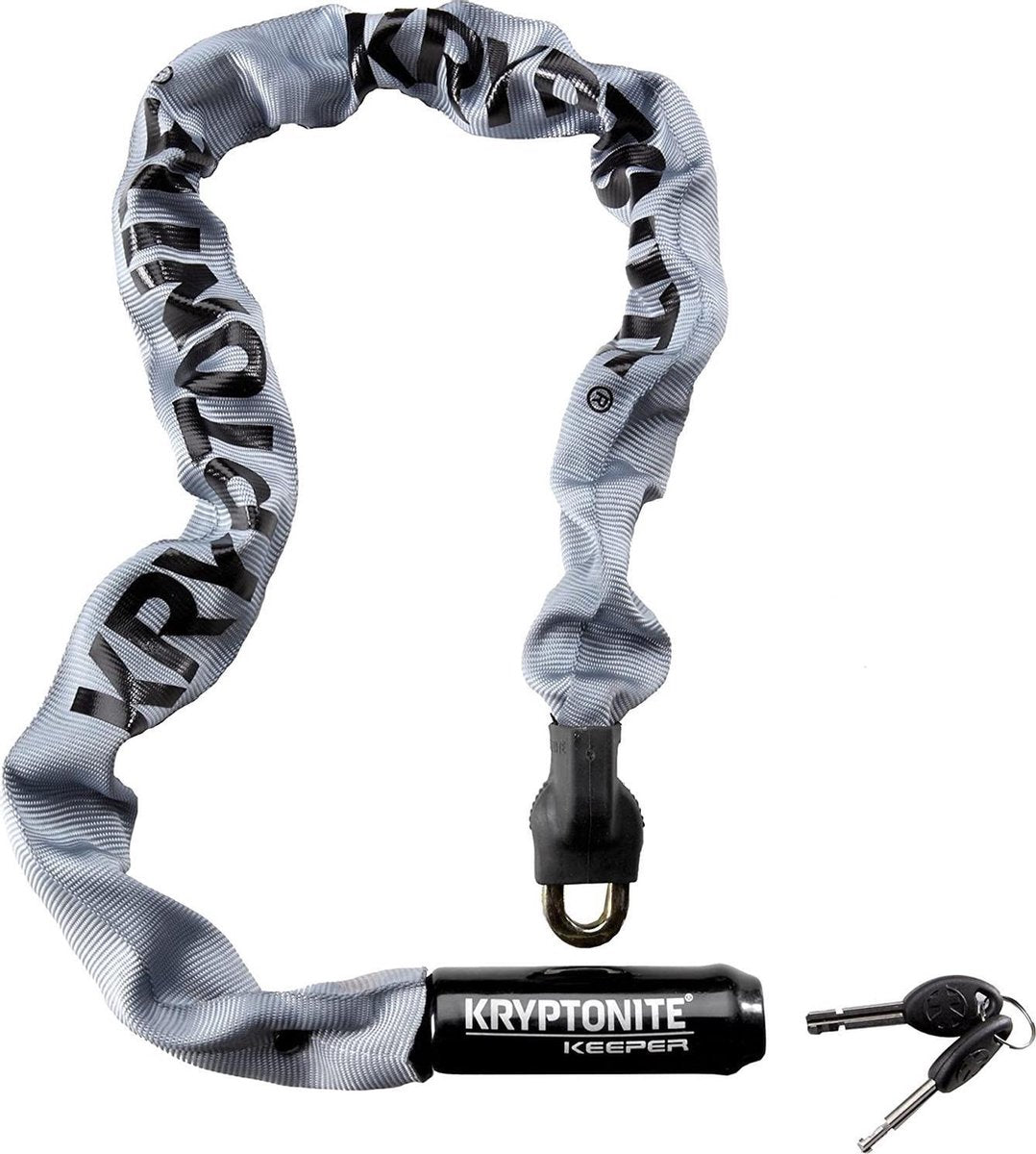 Kryptonite kettingslot keeper 85 cm staal grijs