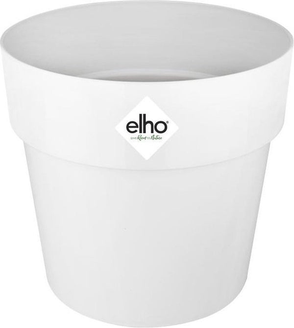 Elho b.for original rond 30 - bloempot voor binnen - 100% gerecycled plastic - ø 29.5 x h 27.3 cm - wit