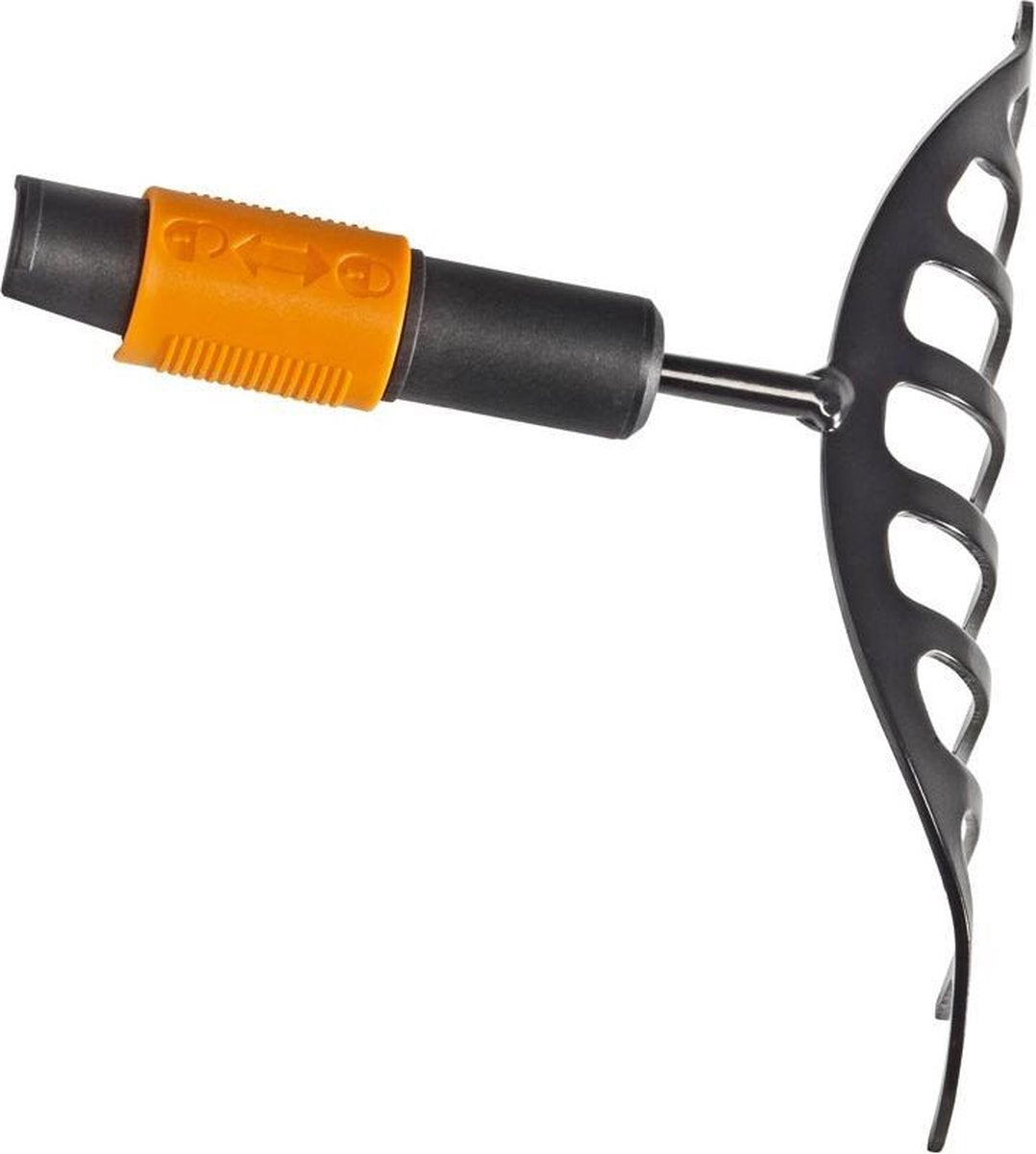 Fiskars quikfit hark - tuingereedschap - rozenhark opzetstuk - gehard staal