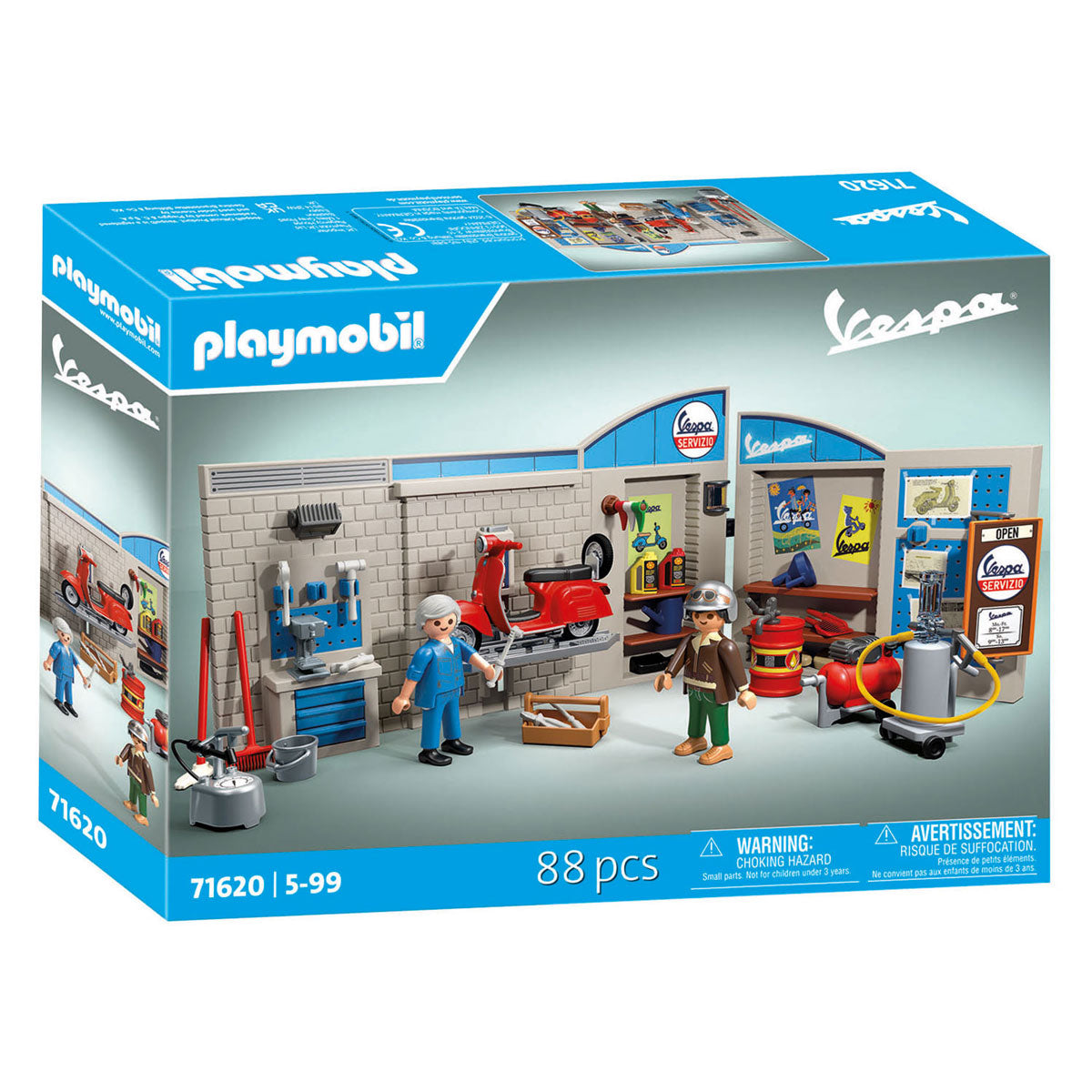 Playmobil 60s vespa garage - 71621