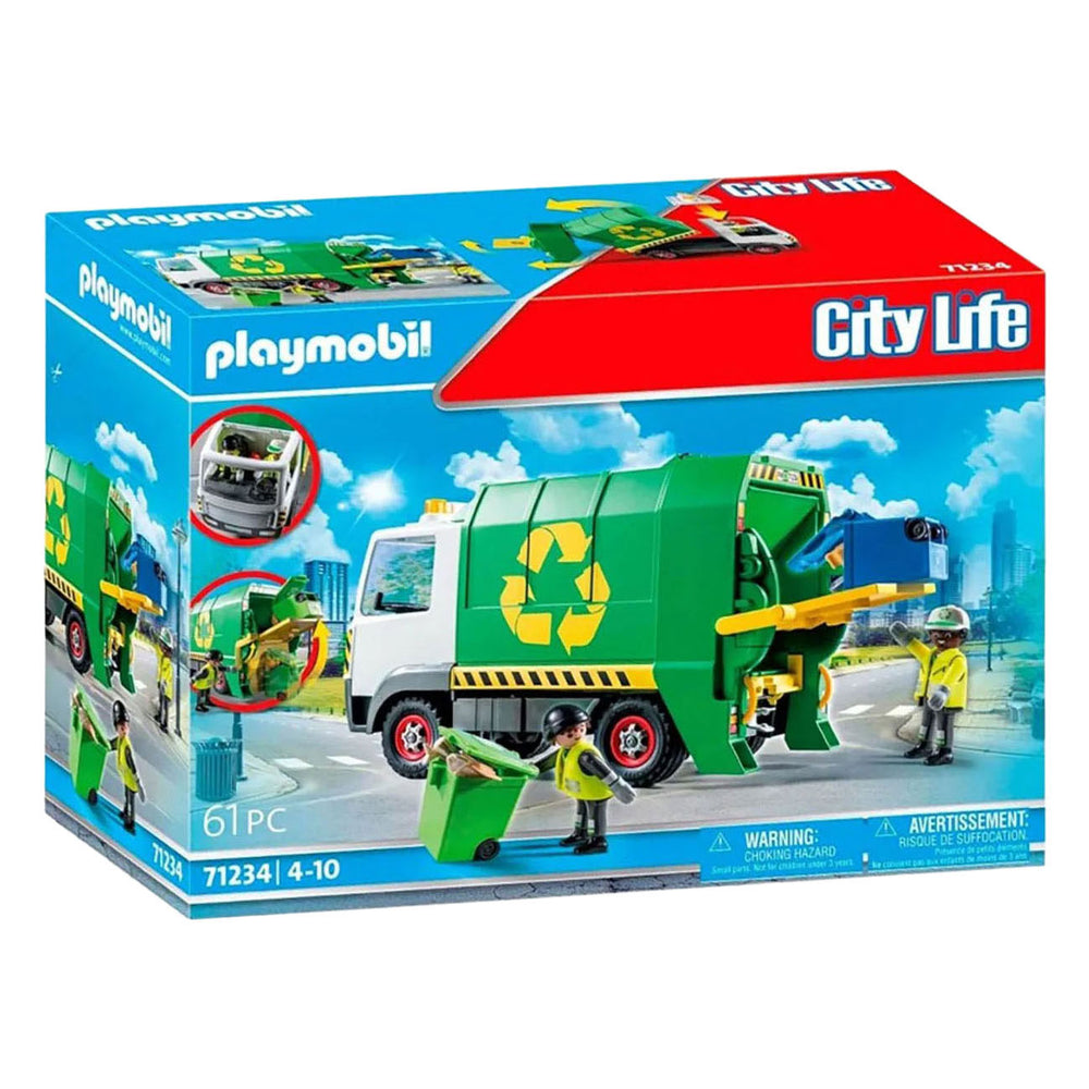 Playmobil city life recycling vuilniswagen - 71235