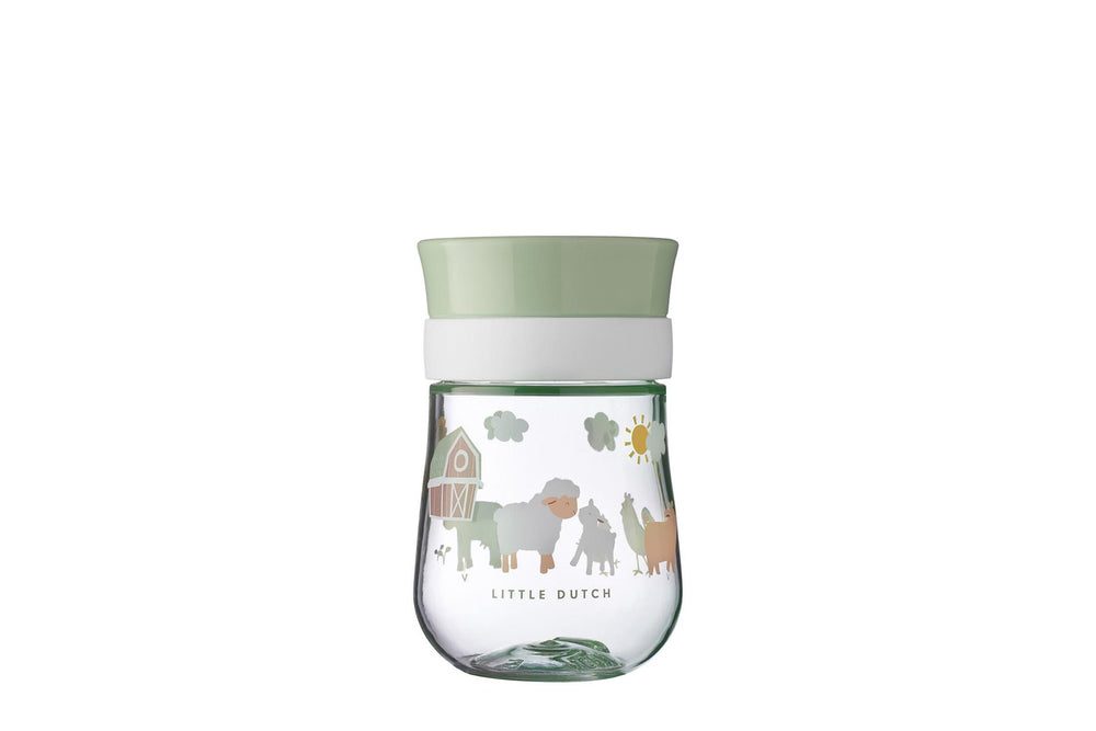 Mepal mio 360° oefenbeker little dutch - 300 ml - makkelijk vast te houden - kinderservies - little farm