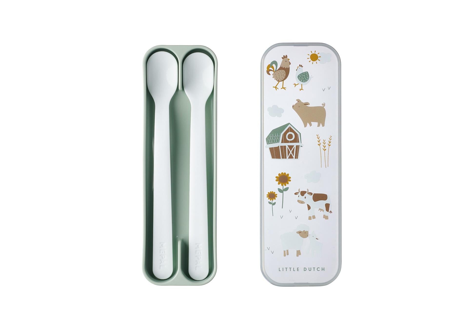 Mepal set babylepel 2 stuks little farm