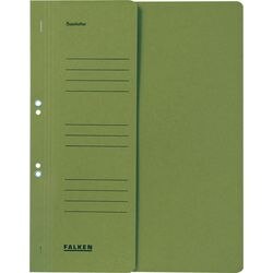 Bijlagen-map falken a4 250 gram groen halve flap
