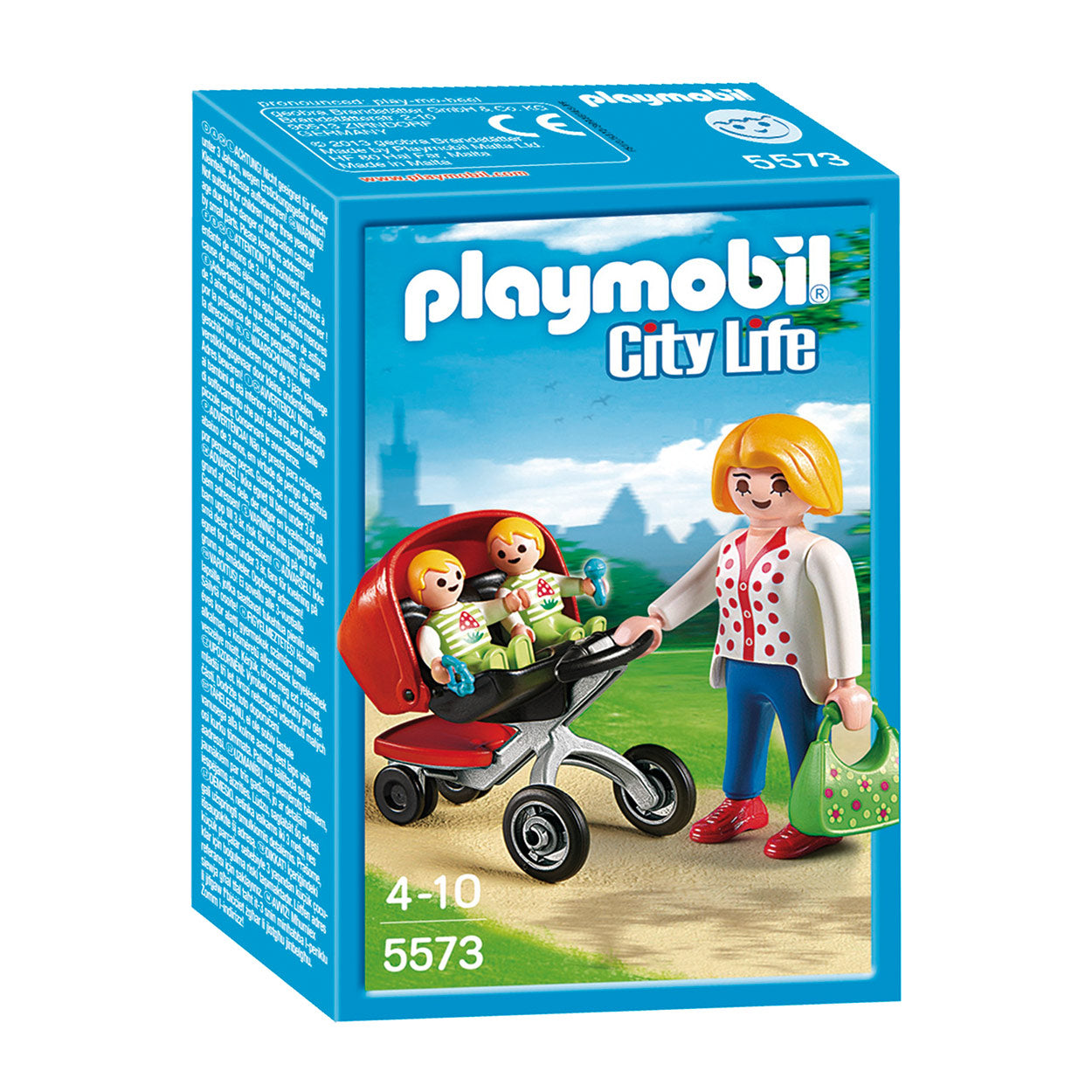 Playmobil city life tweeling kinderwagen - 5573