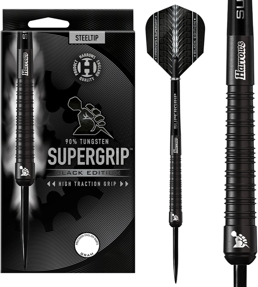 Harrows supergrip black edition 90% tungsten 24gr