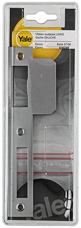 Yale 1019081 - 1 vlakke sluitplaat serie 57 08 links | 5 stuks