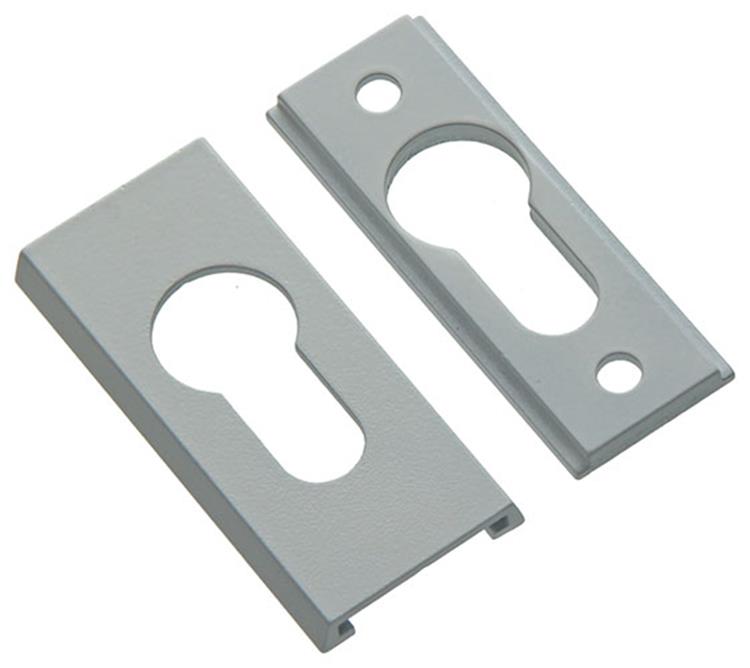 Yale 1019112 - 1 beveiliging profielcil.pz 6mm aluwit | 2 stuks