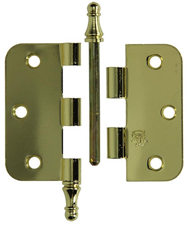 Yale 1019152 - 3 vaasknopscharnier vermess. afger.hoek 76x76mm | 2 stuks