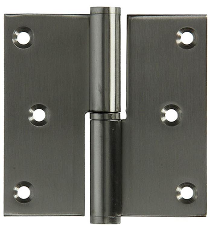 Yale 1019167 - 1 roestvrij stalen paumel rechts met rechte hoek 80 x 82 | 5 stuks