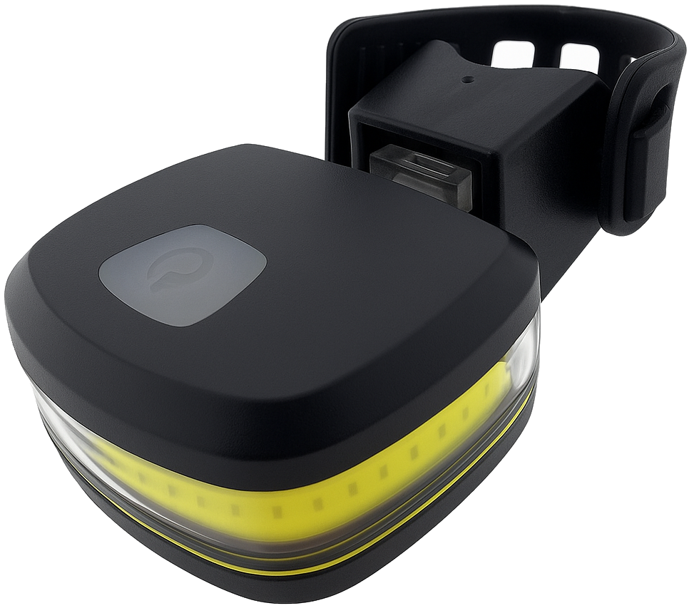 Ikzi koplamp light tosti 40 cob led, usb-oplaadbaar