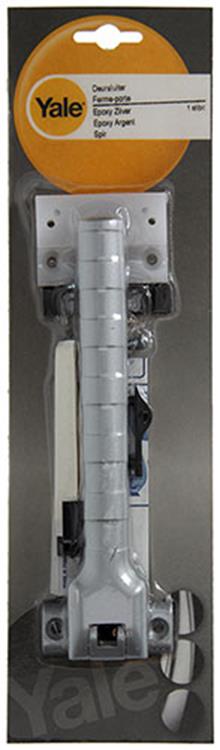 Yale 1019206 - spir deursluiter epoxy zilverkleur f1e | 1 stuks