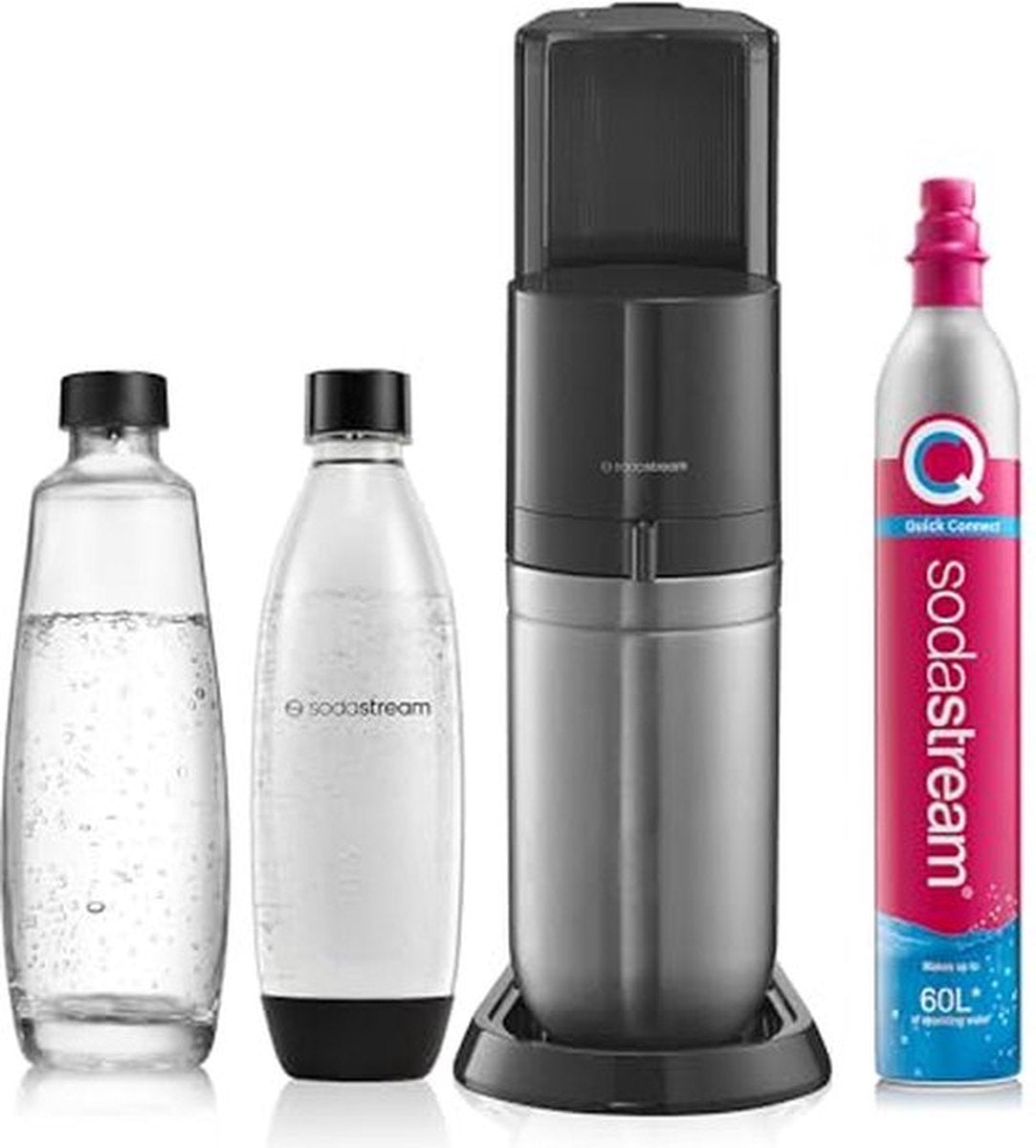 Sodastream bruiswatermachine duo zwart
