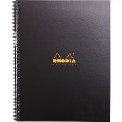 Collegeblok rhodia 191310c geperforeerd zwart