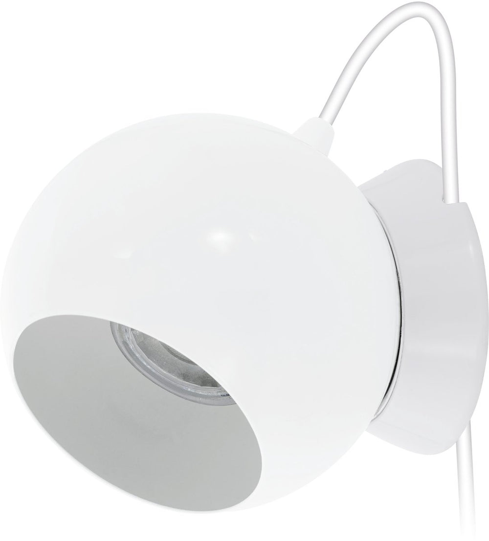 Eglo petto 1 - tafellamp - 1 lichts - ø105mm. - wit