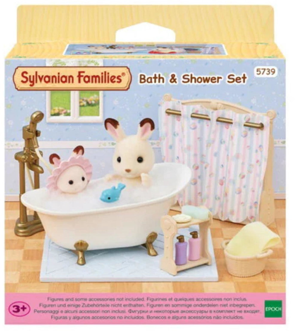 Epoch Sylvanian Families Bad Douche-set