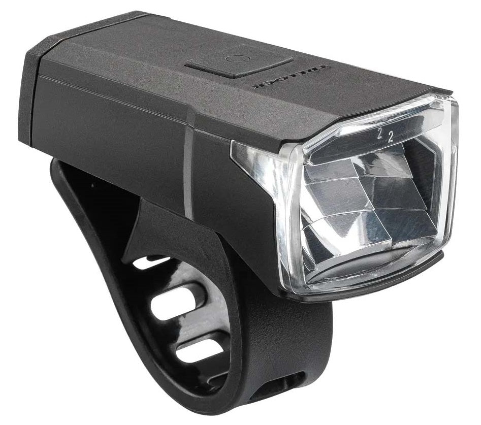 Trelock verlichtingsset ls 440 + ls 740 usb - zwart