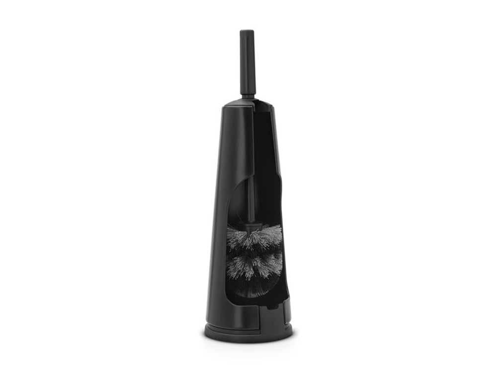 Brabantia toiletborstel met houder mat zwart