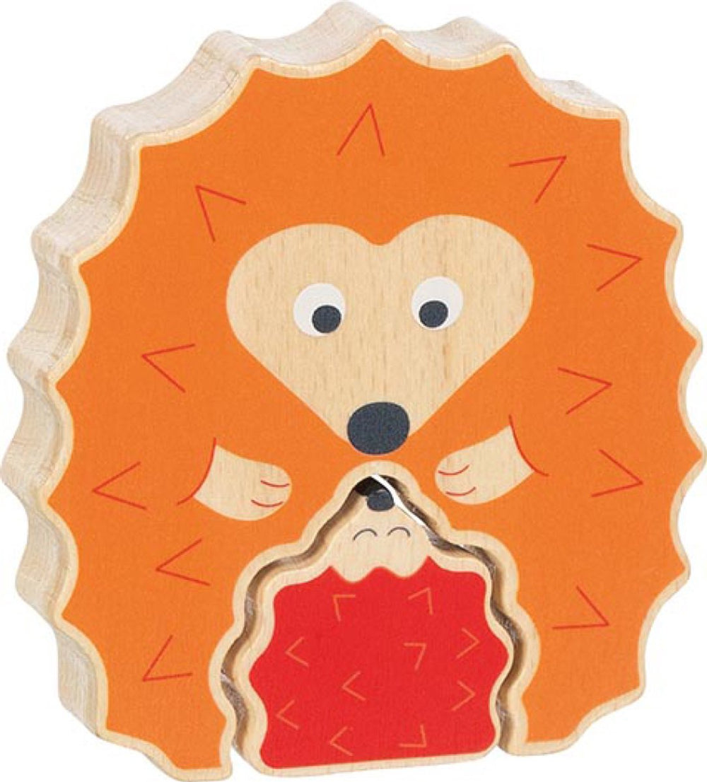 Goki houten puzzel staan egelt, 2st.