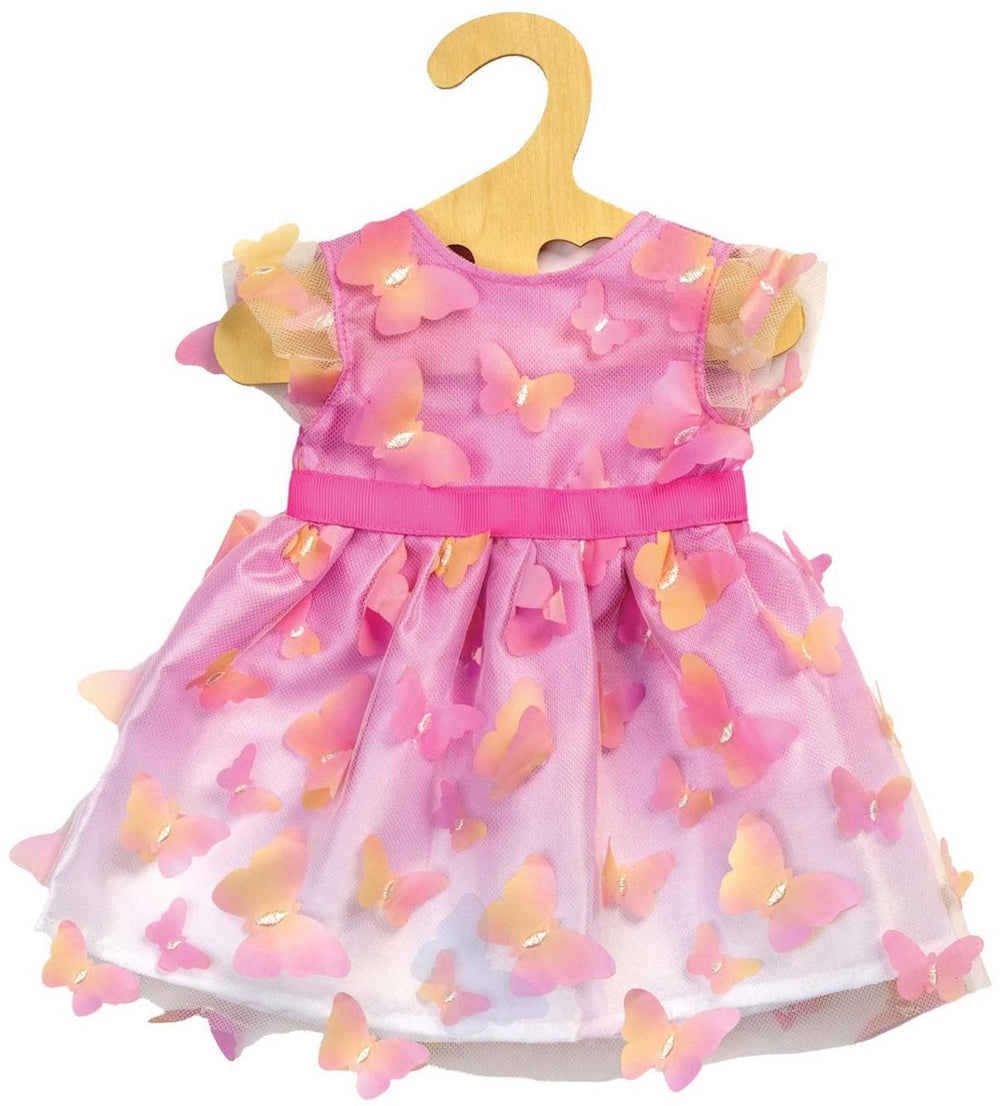 Heless pu-kleid miss butterfly, gr. 28-35 cm