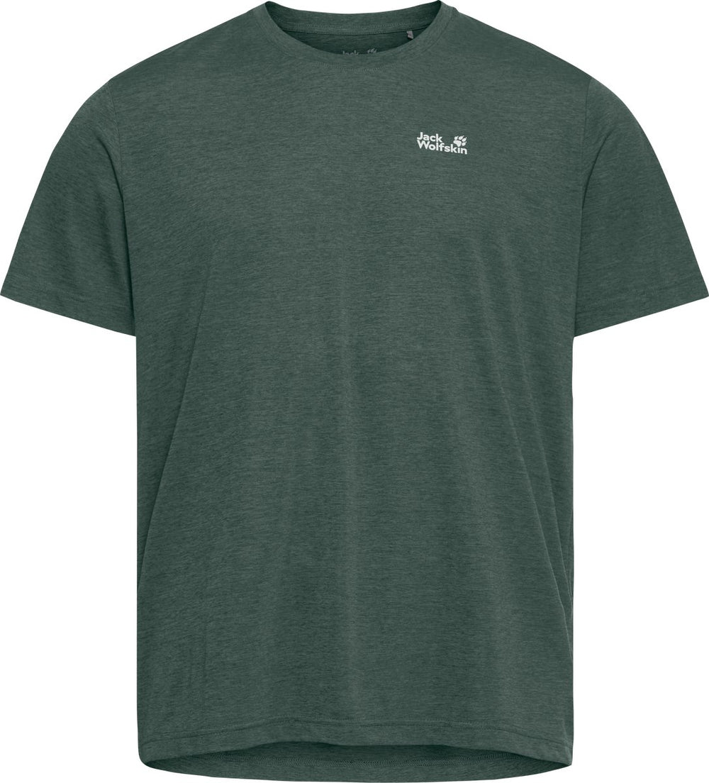 Jack wolfskin wildtrail t-shirt heren - heren korte mouw - sago palm