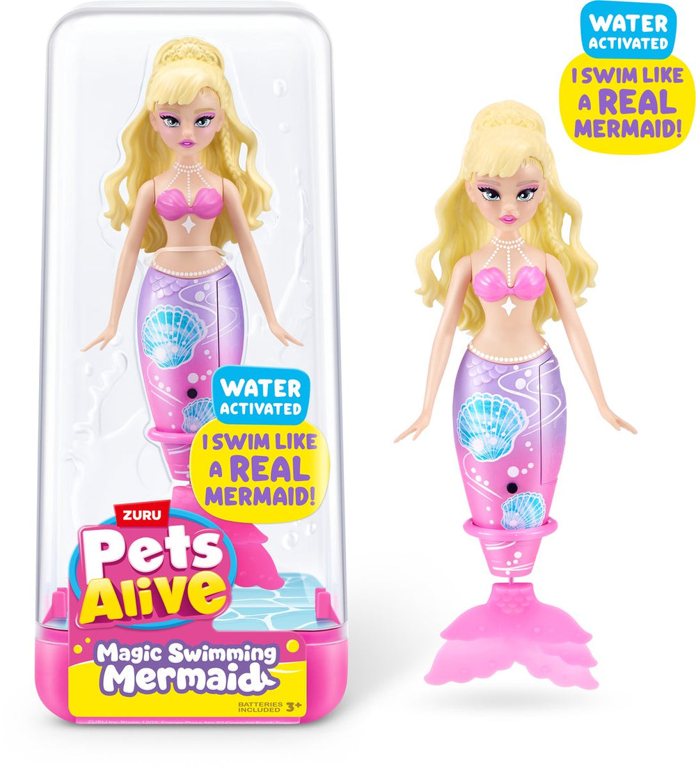 Zuru zeemeermin speelgoed pets alive zwemmende zeemeermin waterpret.