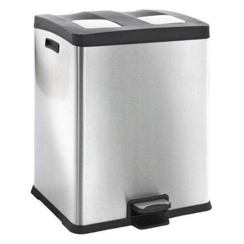 Eko pedaalemmer vepa bins rejoice 30+30l rvs