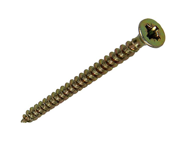 Mack 1017228 - spaanplaatschroef vz kop geelverz.18 st 3,5 x 45 mm | 10 stuks