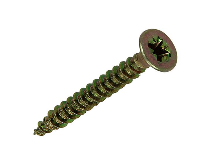 Mack 1017245 - spaanplaatschroef vz kop geelverz.15 st 4,5 x 40 mm | 10 stuks