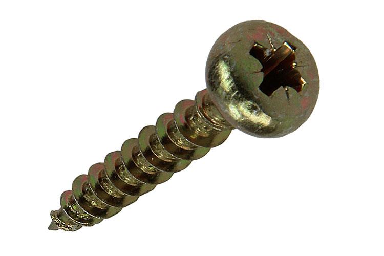 Mack 1017279 - spaanplaatschroef cylkop geelverz.15 st 5,0 x 30 mm | 10 stuks