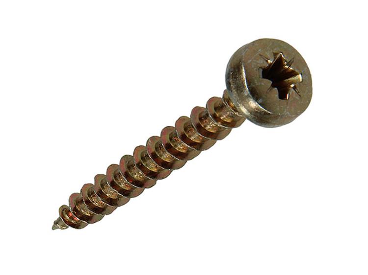 Mack 1017280 - spaanplaatschroef cylkop geelverz.12 st 5,0 x 40 mm | 10 stuks