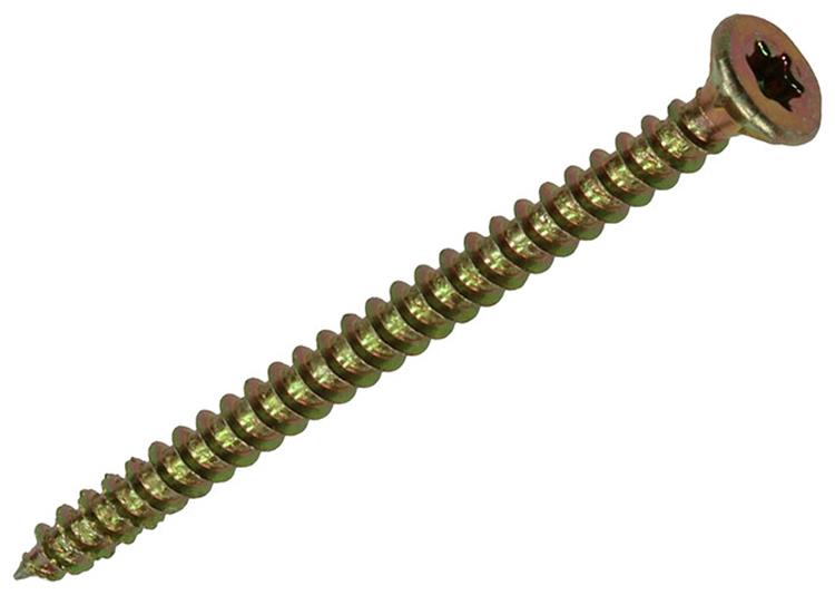 Mack 1017291 - spaanplschr.vzkop-zelfb. geelverz. 14 st 3,5 x 50 mm | 10 stuks
