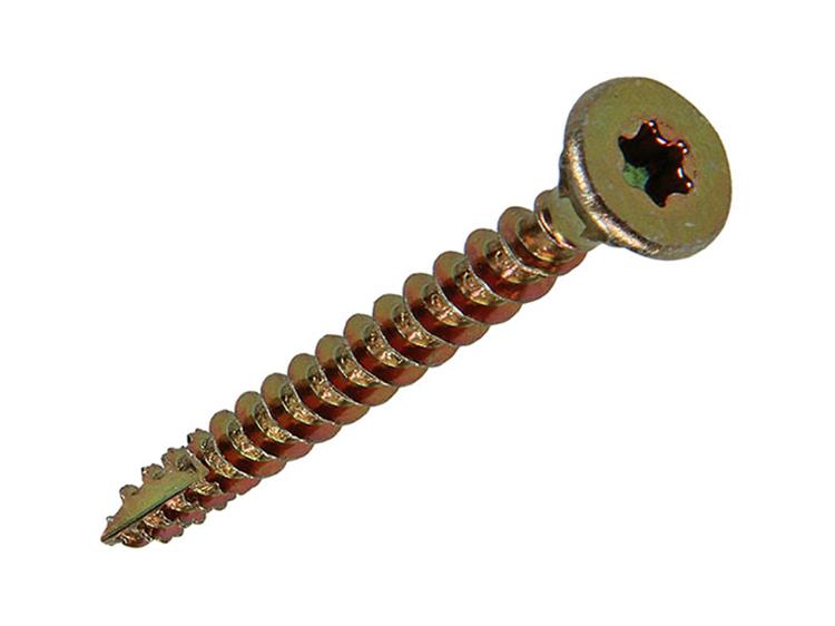 Mack 1017305 - spaanplschr.vzkop-zelfb. geelverz.15 st 4,5 x 40 mm | 10 stuks