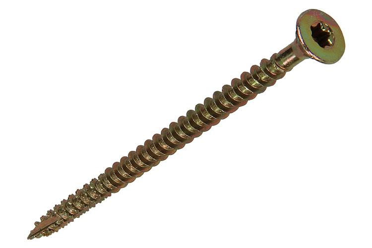 Mack 1017316 - spaanplschr.vzkop-zelfb. geelverz. 6 st 5,0 x 80 mm | 5 stuks