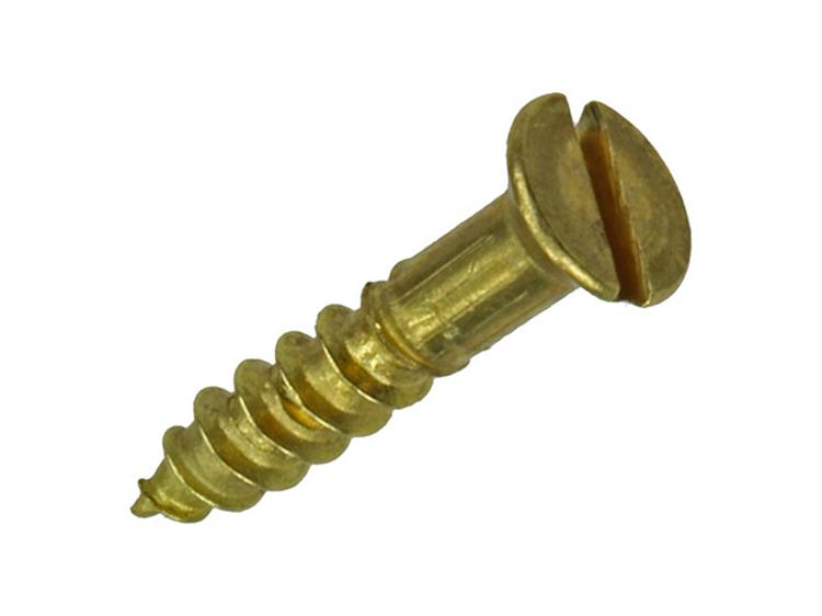 Mack 1019647 - houtschroef verzonken kop messing 14st 3,0 x 16 mm | 10 stuks